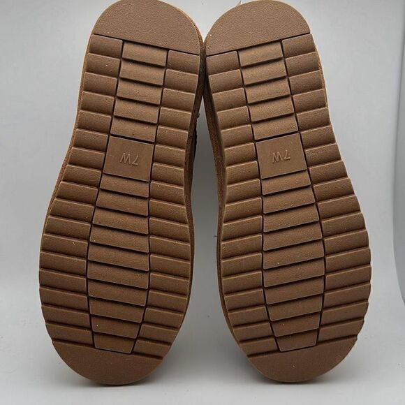 CUSHIONAIRE Women's pull on boot 7 WIDE CHESTNUT - Picture 5 of 7